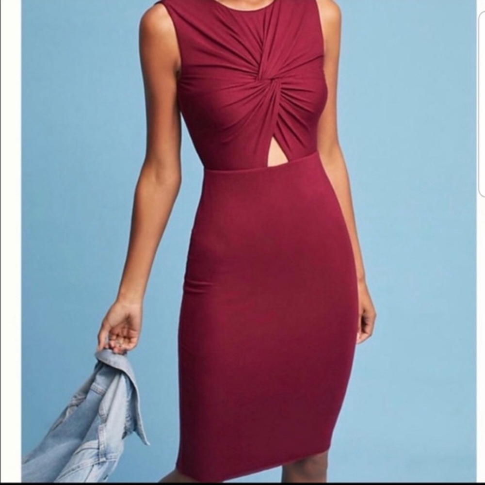 Anthropologie Bailey 44 Keyhole Cutout Dress